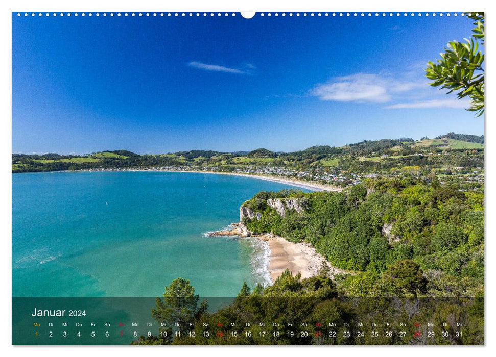 Nouvelle-Zélande - Paysages fantastiques à l'autre bout du monde (Calendrier mural CALVENDO Premium 2024) 