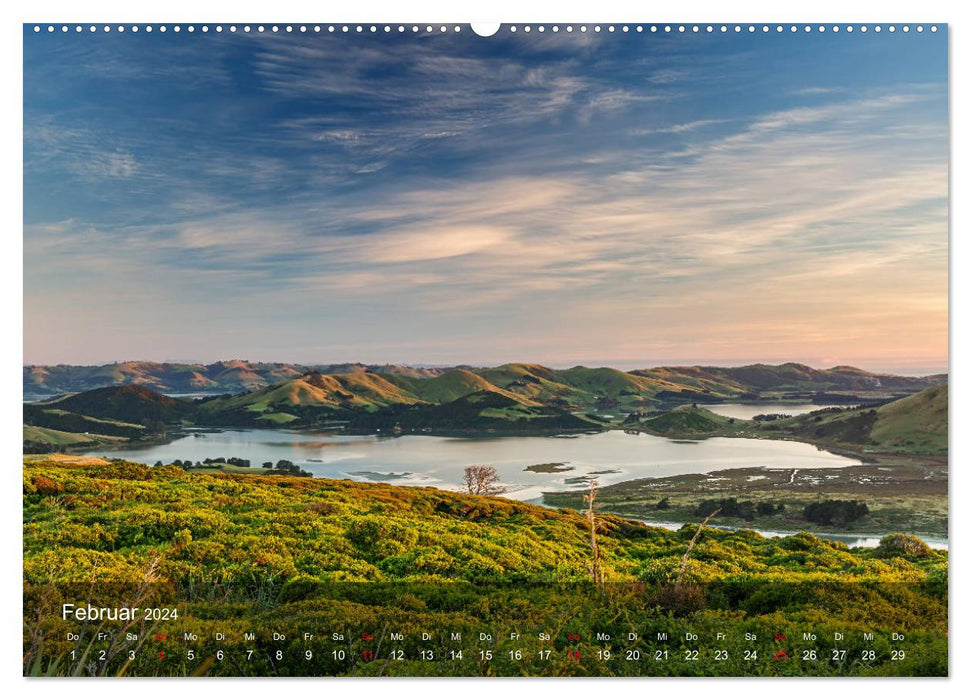 Neuseeland - Traumhafte Landschaften am anderen Ende der Welt (CALVENDO Premium Wandkalender 2024)