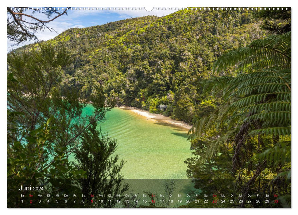 Nouvelle-Zélande - Paysages fantastiques à l'autre bout du monde (Calendrier mural CALVENDO Premium 2024) 