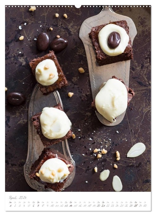 Leckere Brownies (CALVENDO Premium Wandkalender 2024)