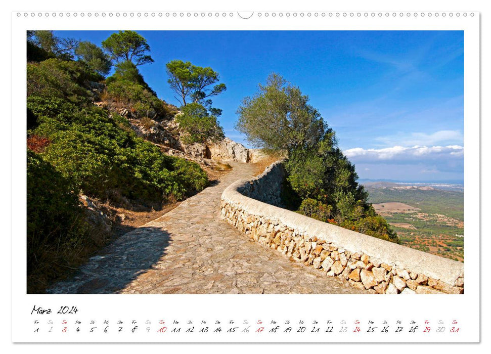 MAJORQUE, Mon Île Baléares (Calendrier mural CALVENDO 2024) 