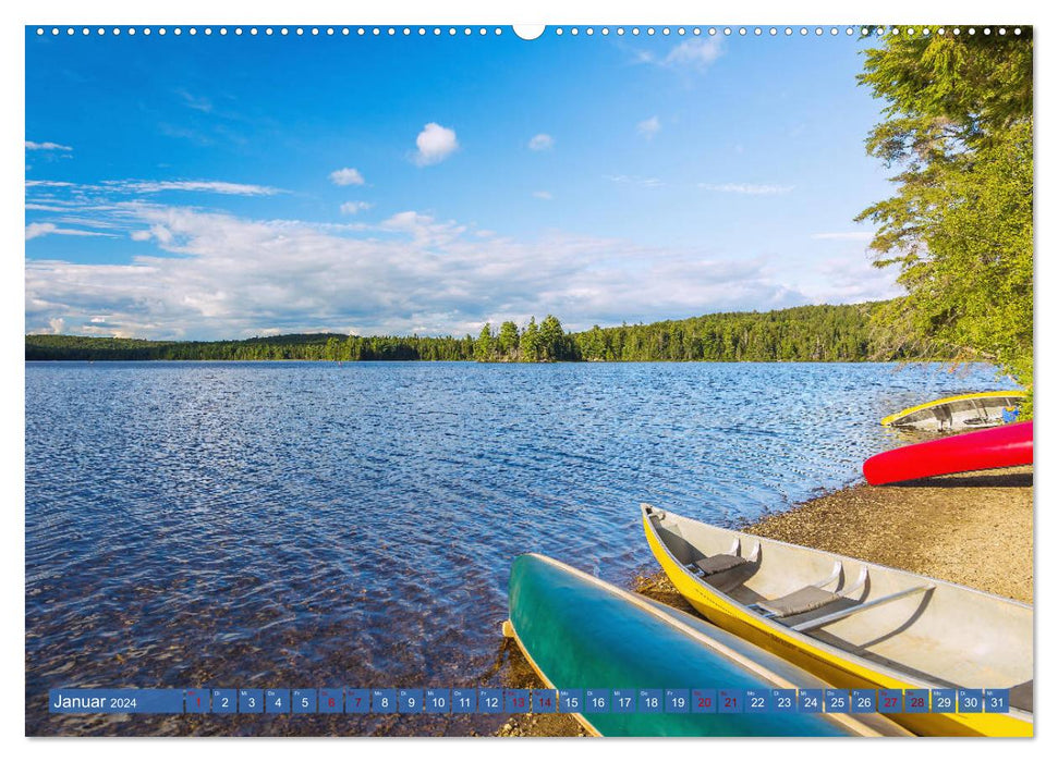 Landschaften Kanadas (CALVENDO Premium Wandkalender 2024)