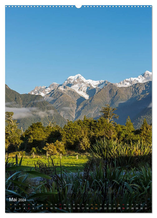 Natural paradise New Zealand (CALVENDO wall calendar 2024) 