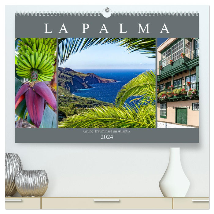 La Palma - Green dream island in the Atlantic (CALVENDO Premium Wall Calendar 2024) 