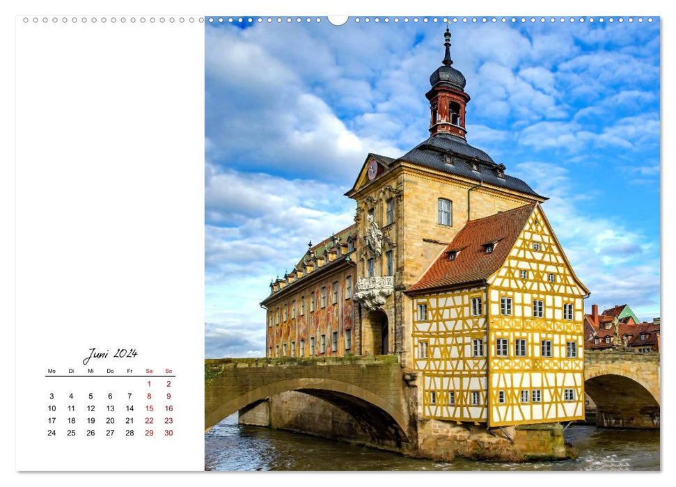 Reiseziel Bamberg (CALVENDO Wandkalender 2024)