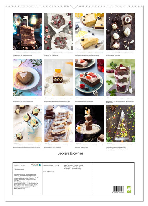 Delicious brownies (CALVENDO wall calendar 2024) 