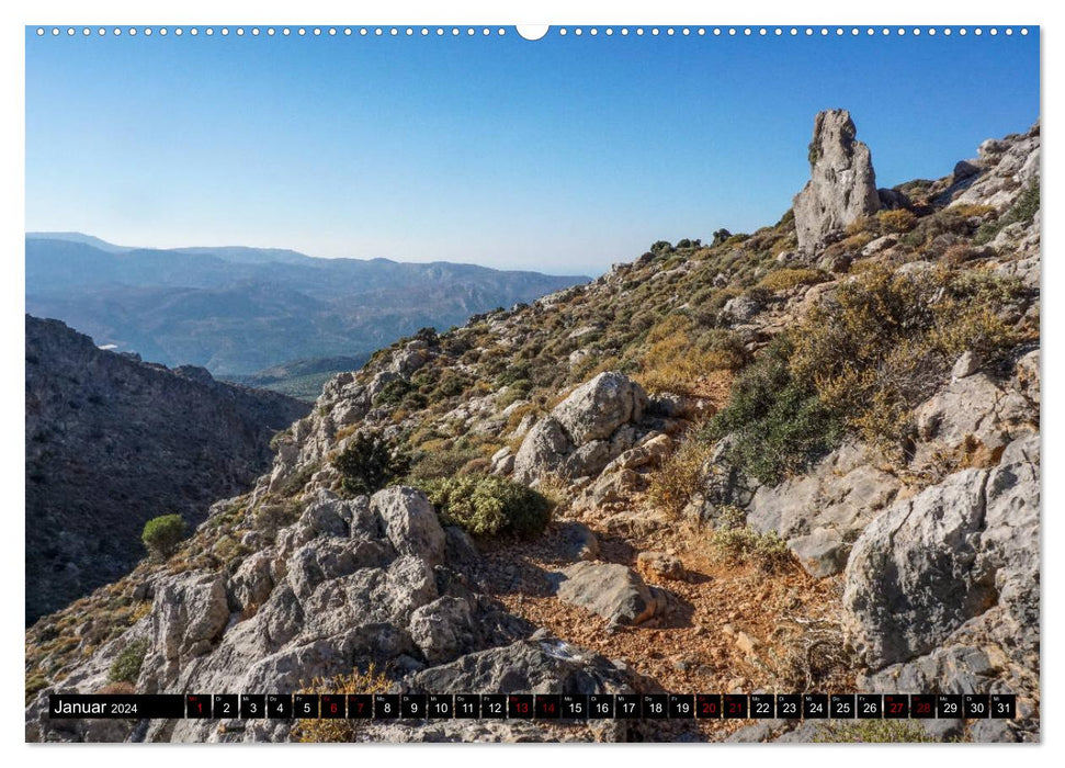 Kretas wilder Süden (CALVENDO Premium Wandkalender 2024)