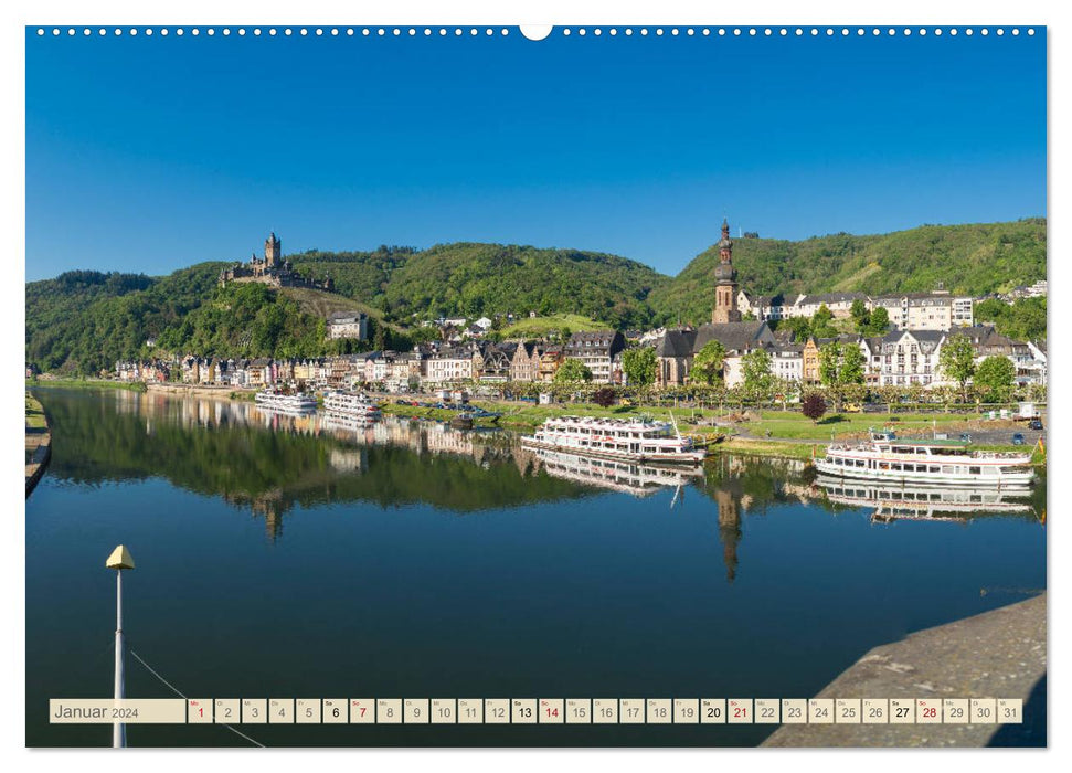 Die Mosel von Metz bis Koblenz (CALVENDO Premium Wandkalender 2024)