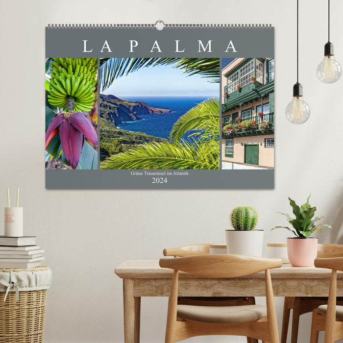 La Palma - Green dream island in the Atlantic (CALVENDO wall calendar 2024) 