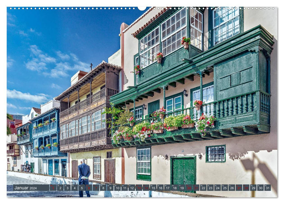 La Palma - Green dream island in the Atlantic (CALVENDO wall calendar 2024) 