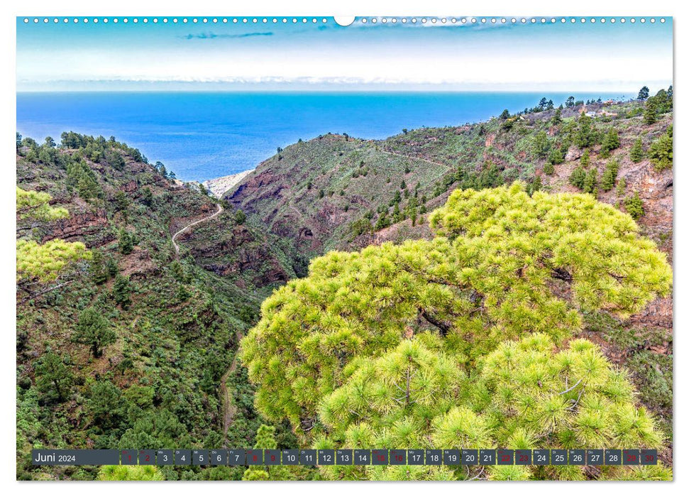 La Palma - Grüne Trauminsel im Atlantik (CALVENDO Wandkalender 2024)