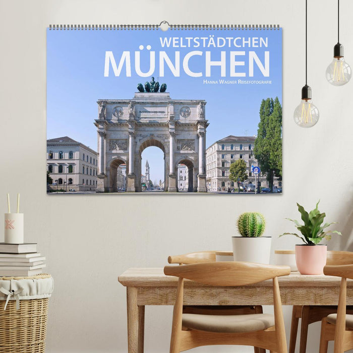 Weltstädtchen München (CALVENDO Wandkalender 2024)
