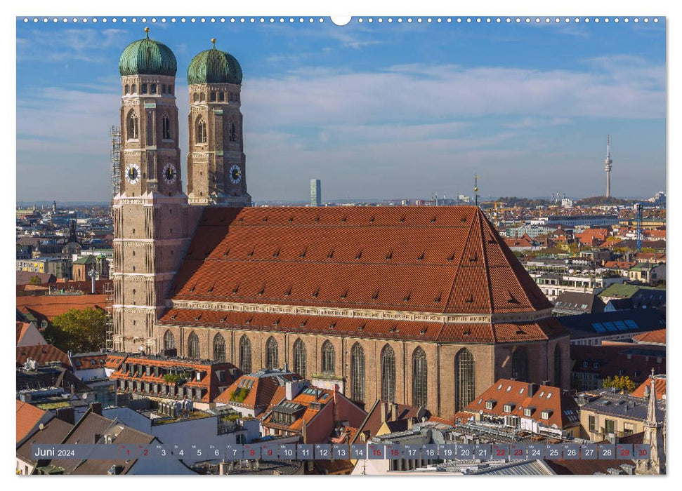 Weltstädtchen München (CALVENDO Wandkalender 2024)