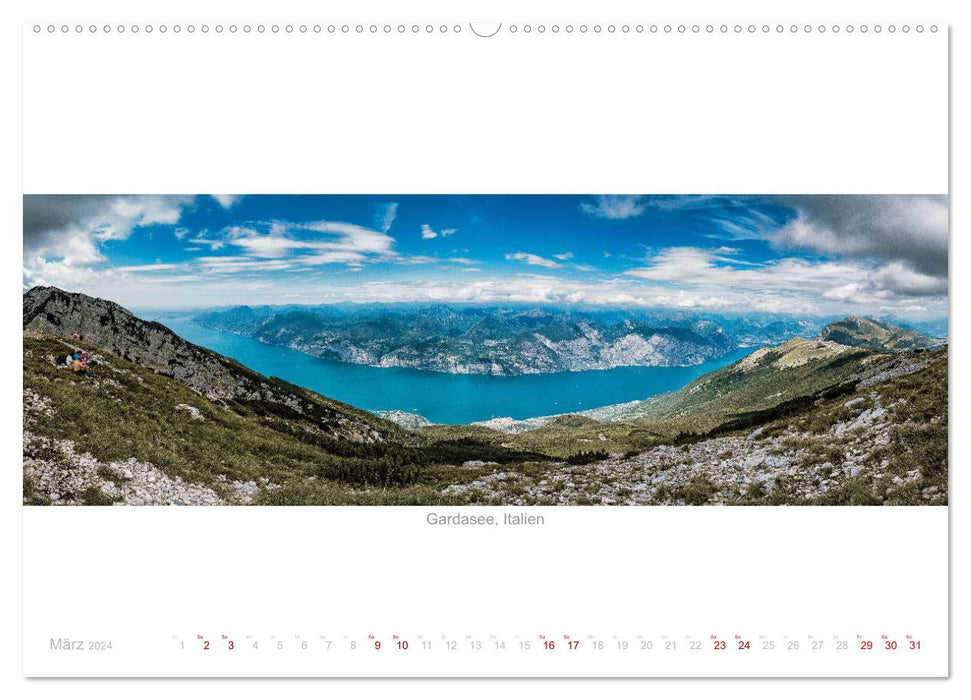 Panoramic views worldwide (CALVENDO Premium Wall Calendar 2024) 
