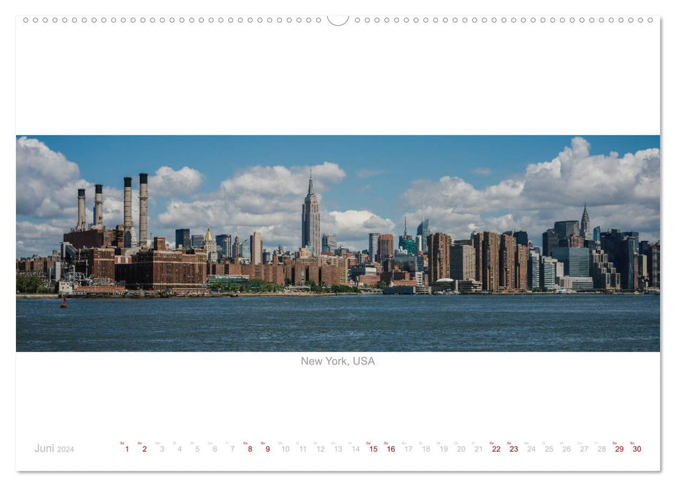 Panoramablicke weltweit (CALVENDO Premium Wandkalender 2024)
