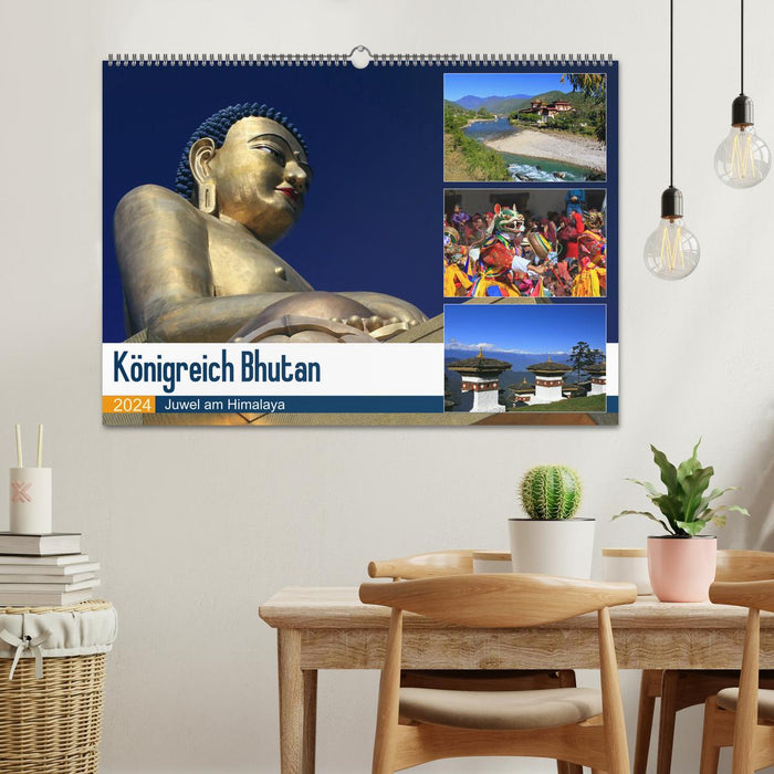 Königreich Bhutan - Juwel am Himalaya (CALVENDO Wandkalender 2024)