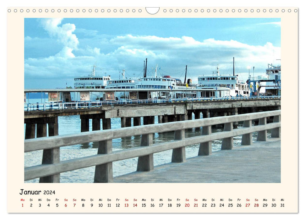 Longing Island Koh Samui (CALVENDO Wall Calendar 2024) 