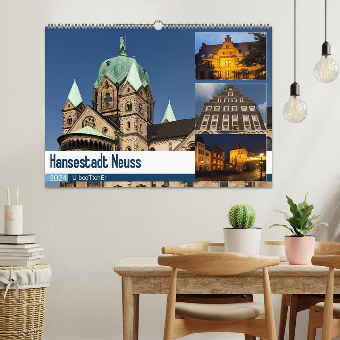 Hanseatic City of Neuss (CALVENDO wall calendar 2024) 