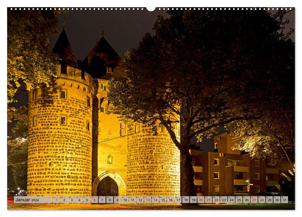 Hanseatic City of Neuss (CALVENDO wall calendar 2024) 