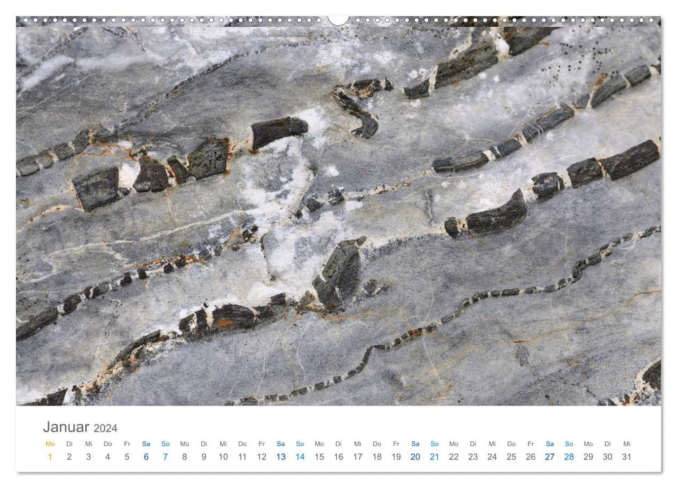 Die Natur als Künstlerin - Schönheit der Steine (CALVENDO Premium Wandkalender 2024)
