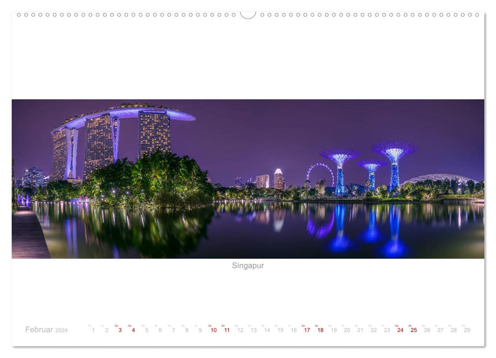 Panoramic views worldwide (CALVENDO wall calendar 2024) 