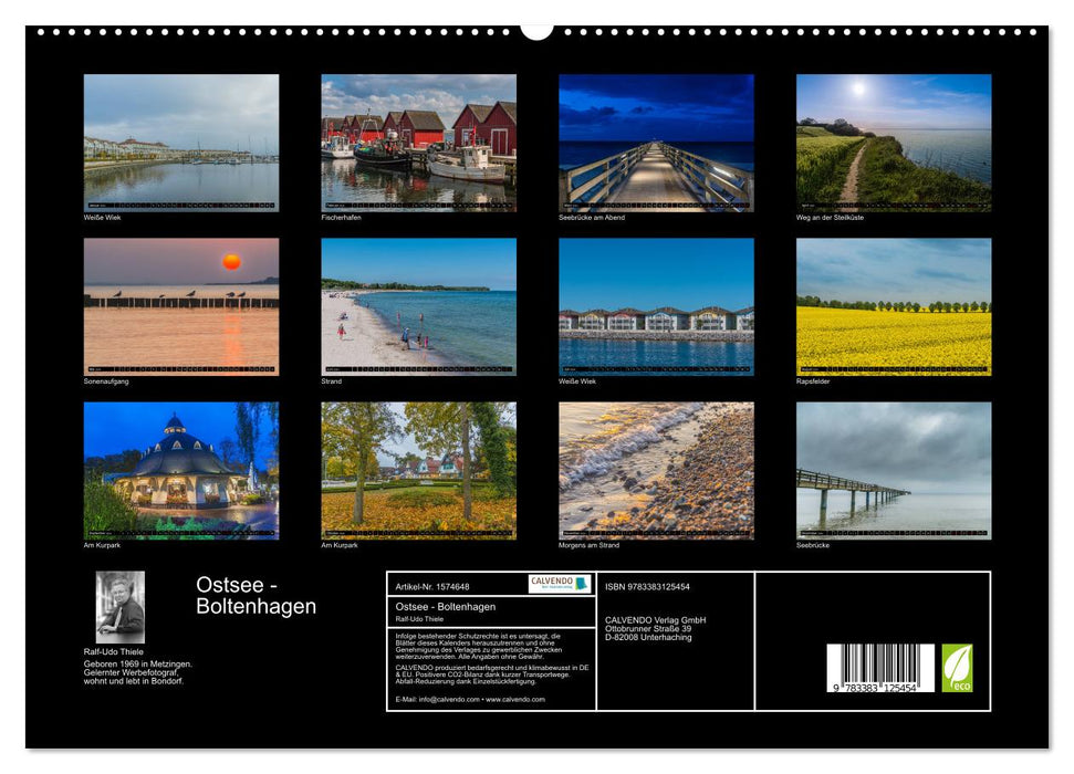Baltic Sea - Boltenhagen (CALVENDO Premium Wall Calendar 2024) 
