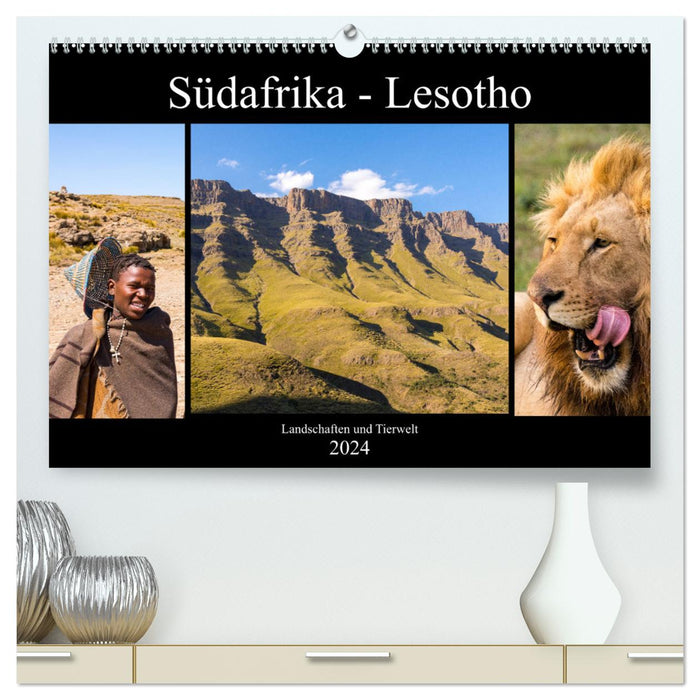 South Africa - Lesotho (CALVENDO Premium Wall Calendar 2024) 