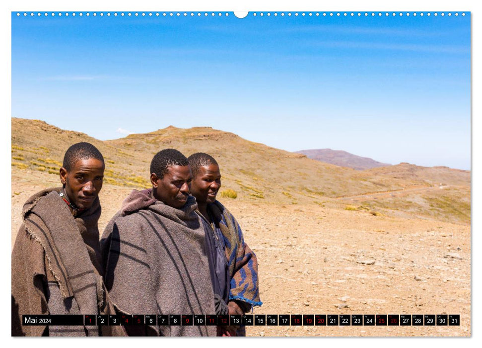 Südafrika - Lesotho (CALVENDO Premium Wandkalender 2024)