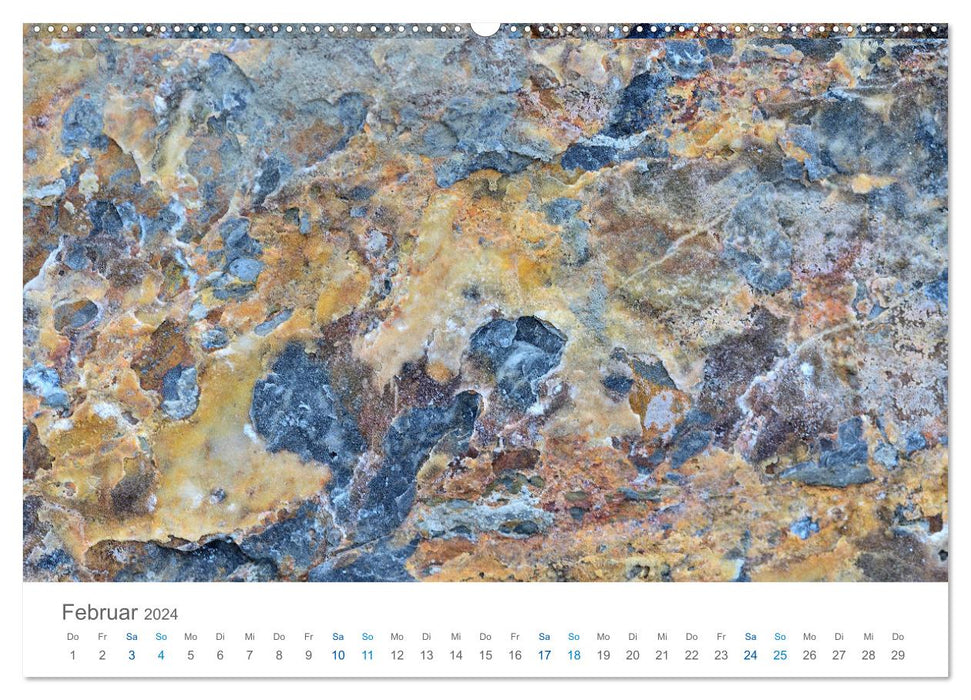 Nature as an artist - beauty of stones (CALVENDO wall calendar 2024) 