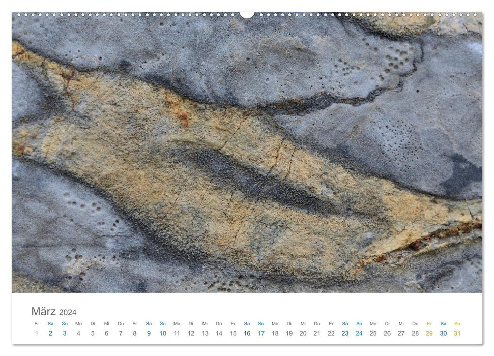 Nature as an artist - beauty of stones (CALVENDO wall calendar 2024) 