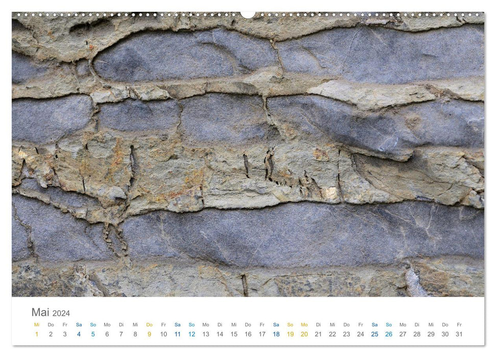 Die Natur als Künstlerin - Schönheit der Steine (CALVENDO Wandkalender 2024)