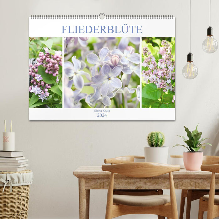 Lilac blossom (CALVENDO wall calendar 2024) 