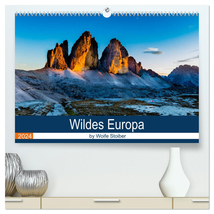 Wild Europe (CALVENDO Premium Wall Calendar 2024) 
