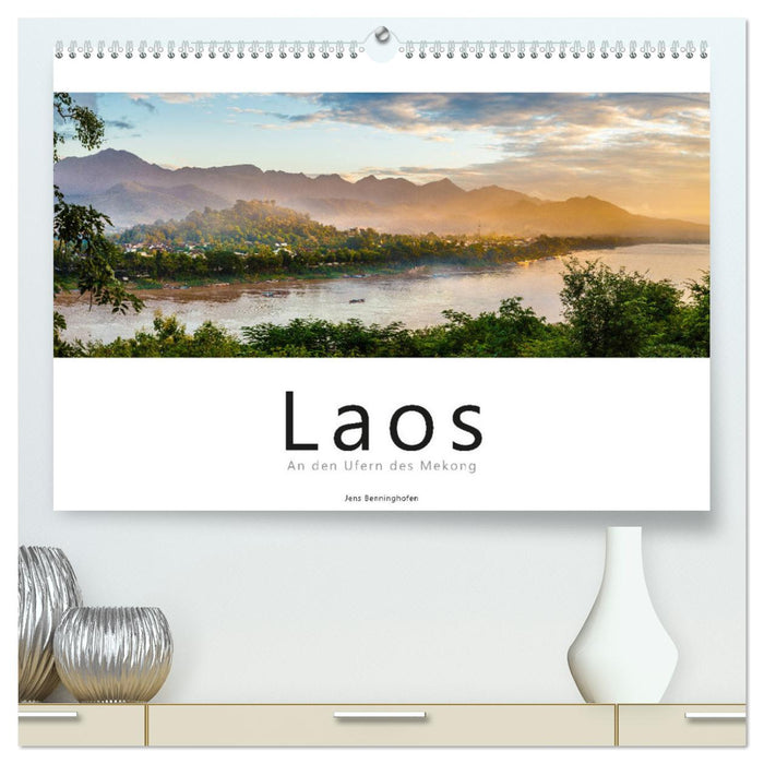Laos - On the banks of the Mekong (CALVENDO Premium Wall Calendar 2024) 