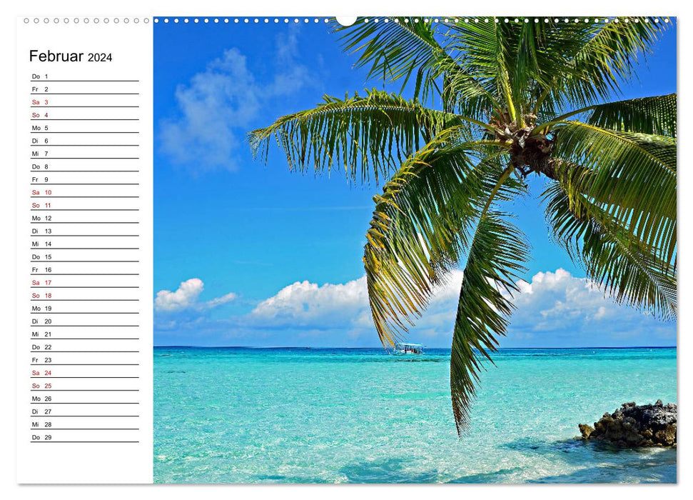 The Maldives are so beautiful (CALVENDO Premium Wall Calendar 2024) 