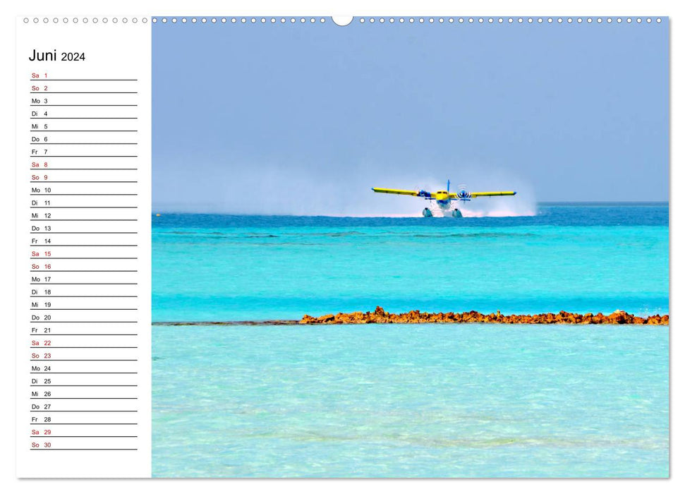 The Maldives are so beautiful (CALVENDO Premium Wall Calendar 2024) 