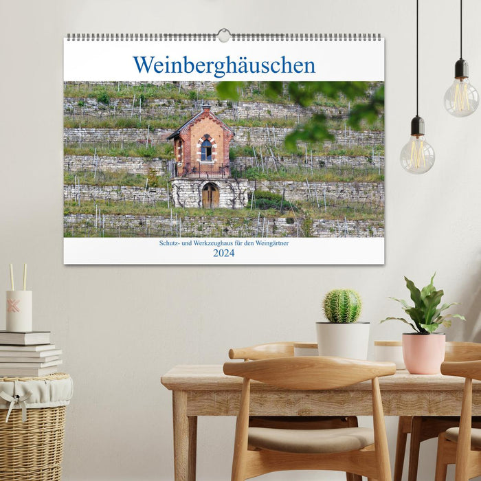 Vineyard cottage - shelter and tool house for the wine gardener (CALVENDO wall calendar 2024) 