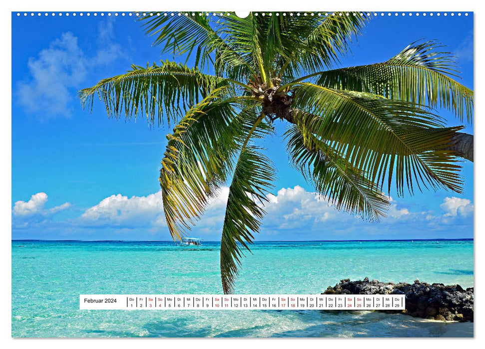 The Maldives are so beautiful (CALVENDO Premium Wall Calendar 2024) 