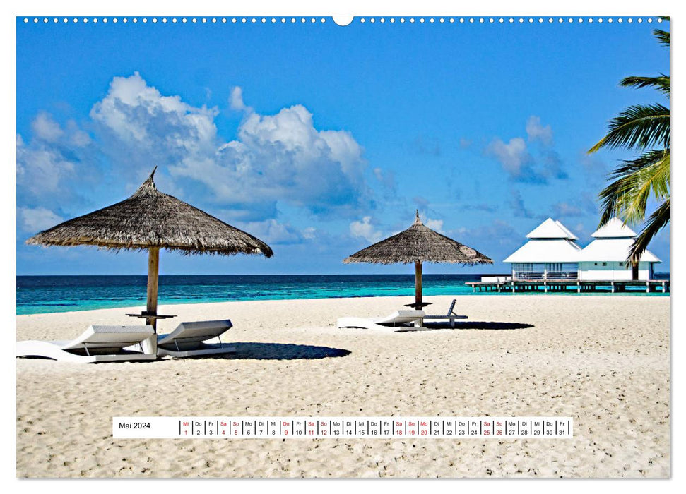 The Maldives are so beautiful (CALVENDO Premium Wall Calendar 2024) 