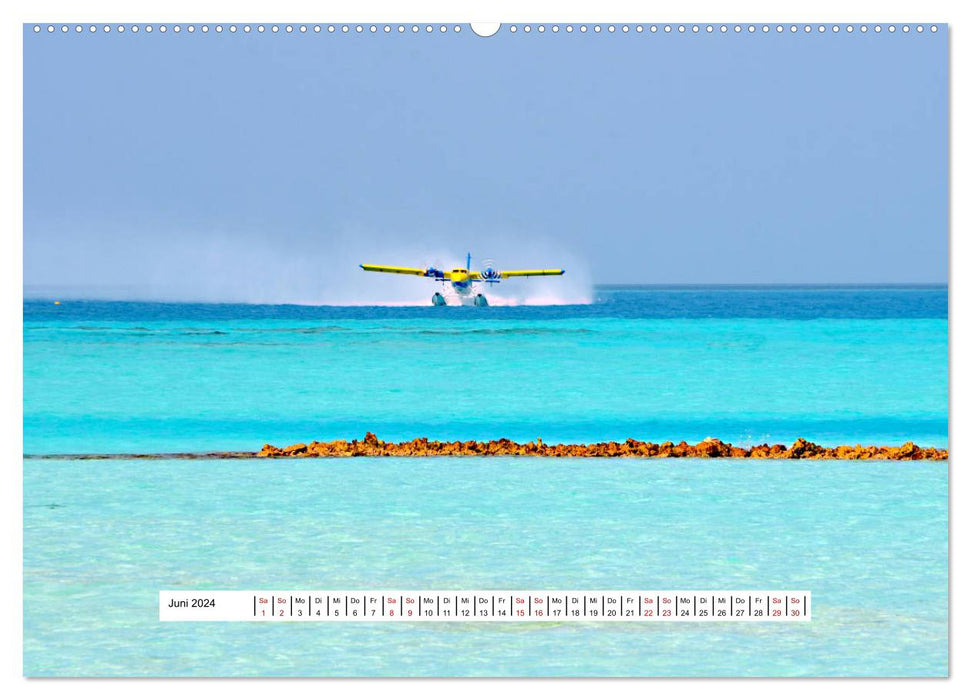 The Maldives are so beautiful (CALVENDO Premium Wall Calendar 2024) 