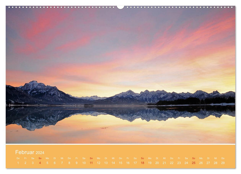 Where the Allgäu is most beautiful (CALVENDO Premium Wall Calendar 2024) 