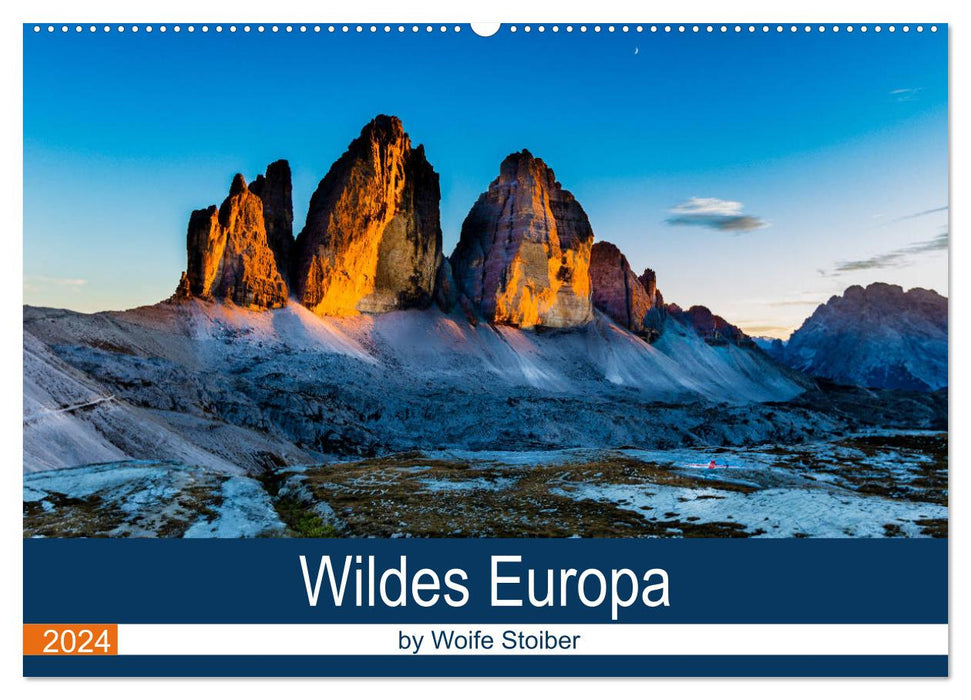 Wild Europe (CALVENDO wall calendar 2024) 