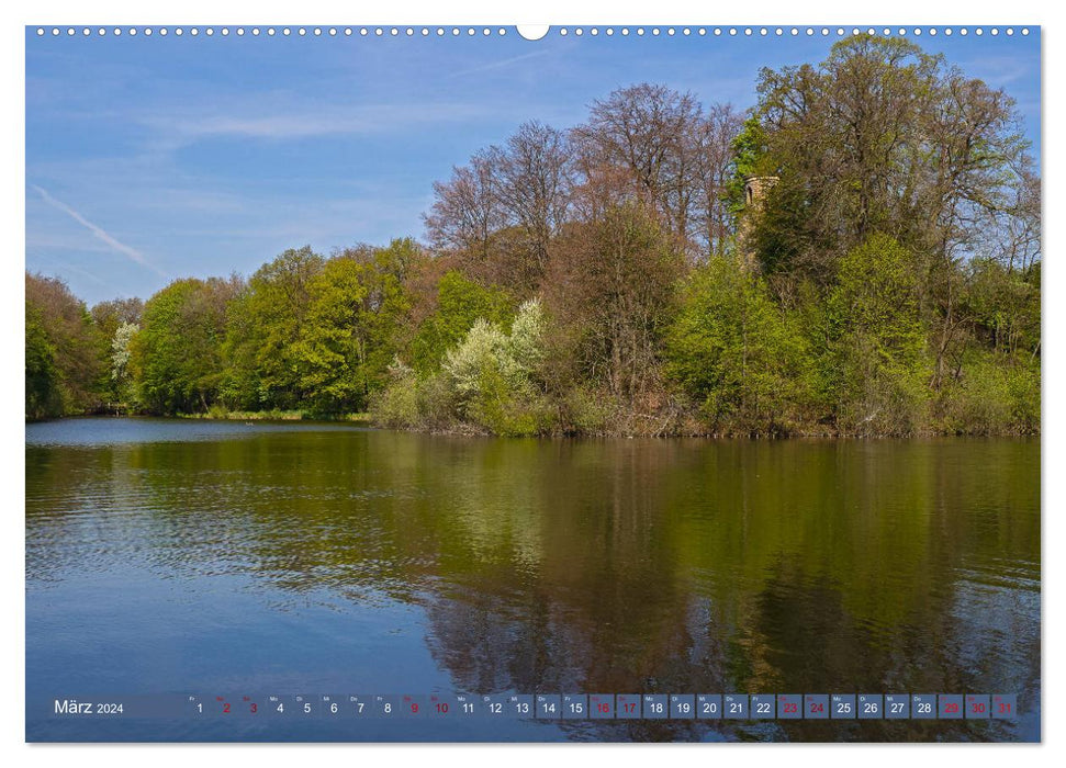 The Steinfurter Bagno through the seasons (CALVENDO wall calendar 2024) 