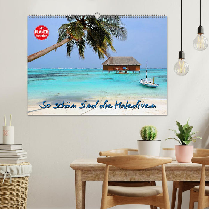 The Maldives are so beautiful (CALVENDO wall calendar 2024) 