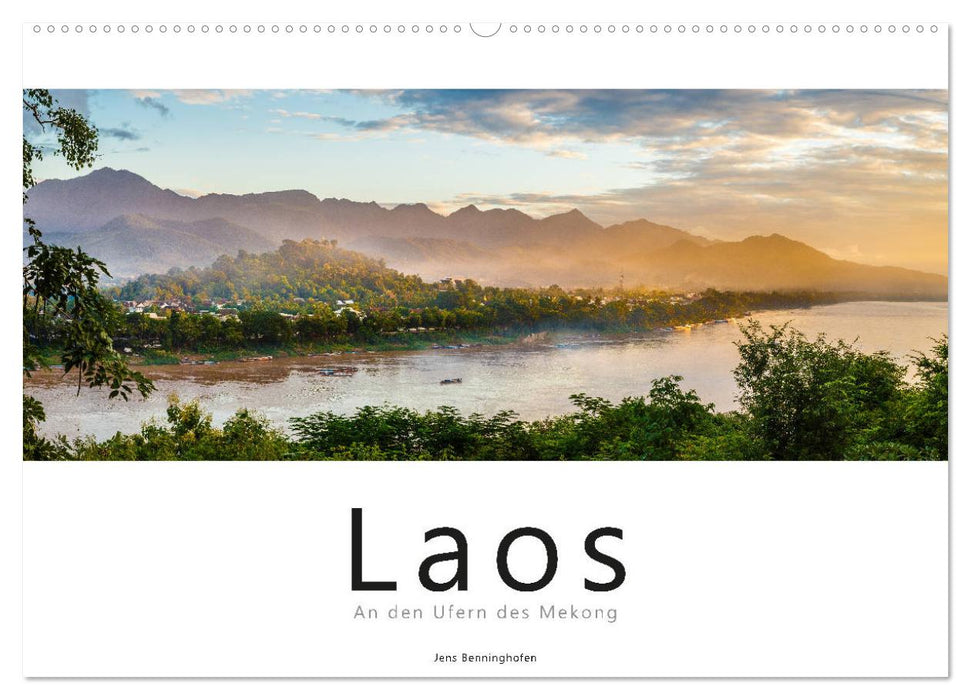 Laos - On the banks of the Mekong (CALVENDO wall calendar 2024) 