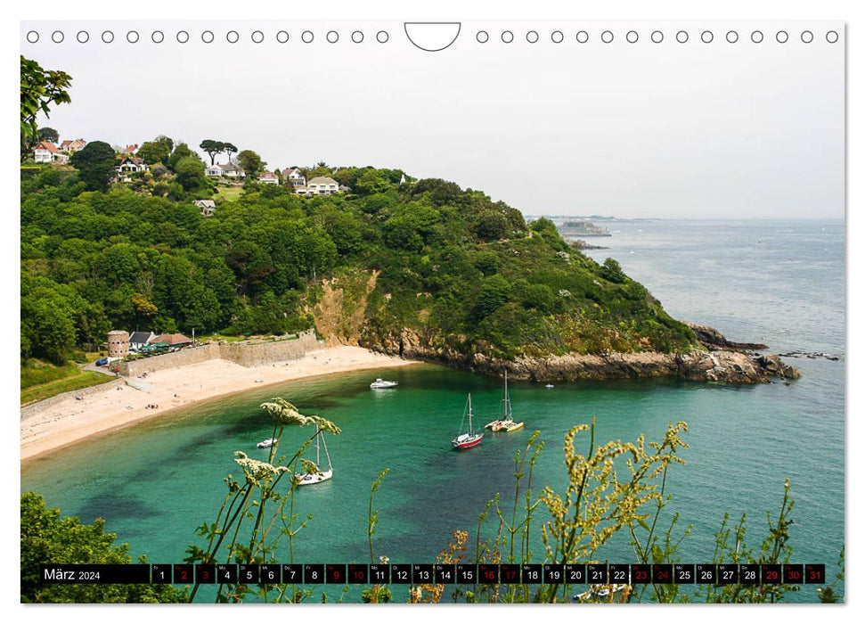 Channel Islands - hiking paradise in the English Channel (CALVENDO wall calendar 2024) 