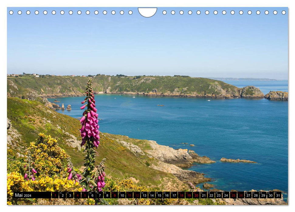 Channel Islands - hiking paradise in the English Channel (CALVENDO wall calendar 2024) 