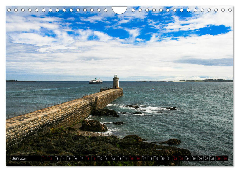 Channel Islands - hiking paradise in the English Channel (CALVENDO wall calendar 2024) 