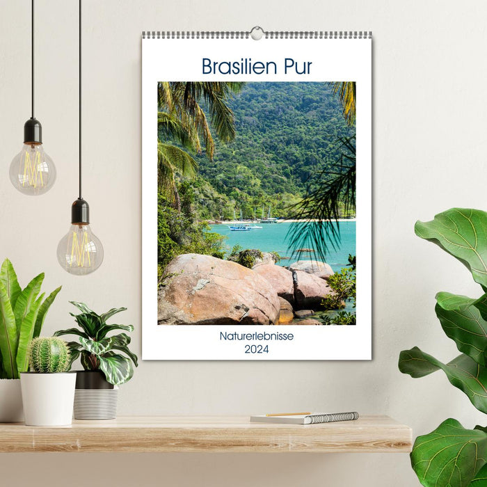 Brasilien pur - Naturerlebnisse (CALVENDO Wandkalender 2024)