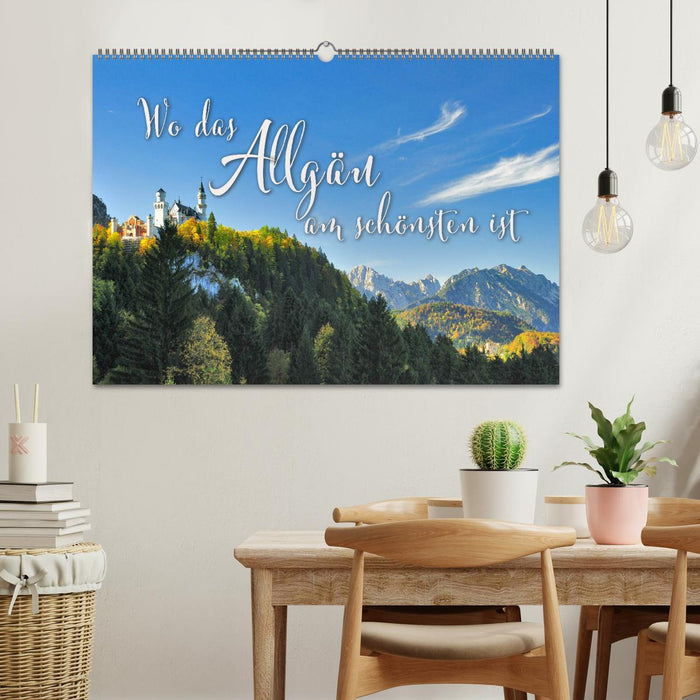 Where the Allgäu is most beautiful (CALVENDO wall calendar 2024) 